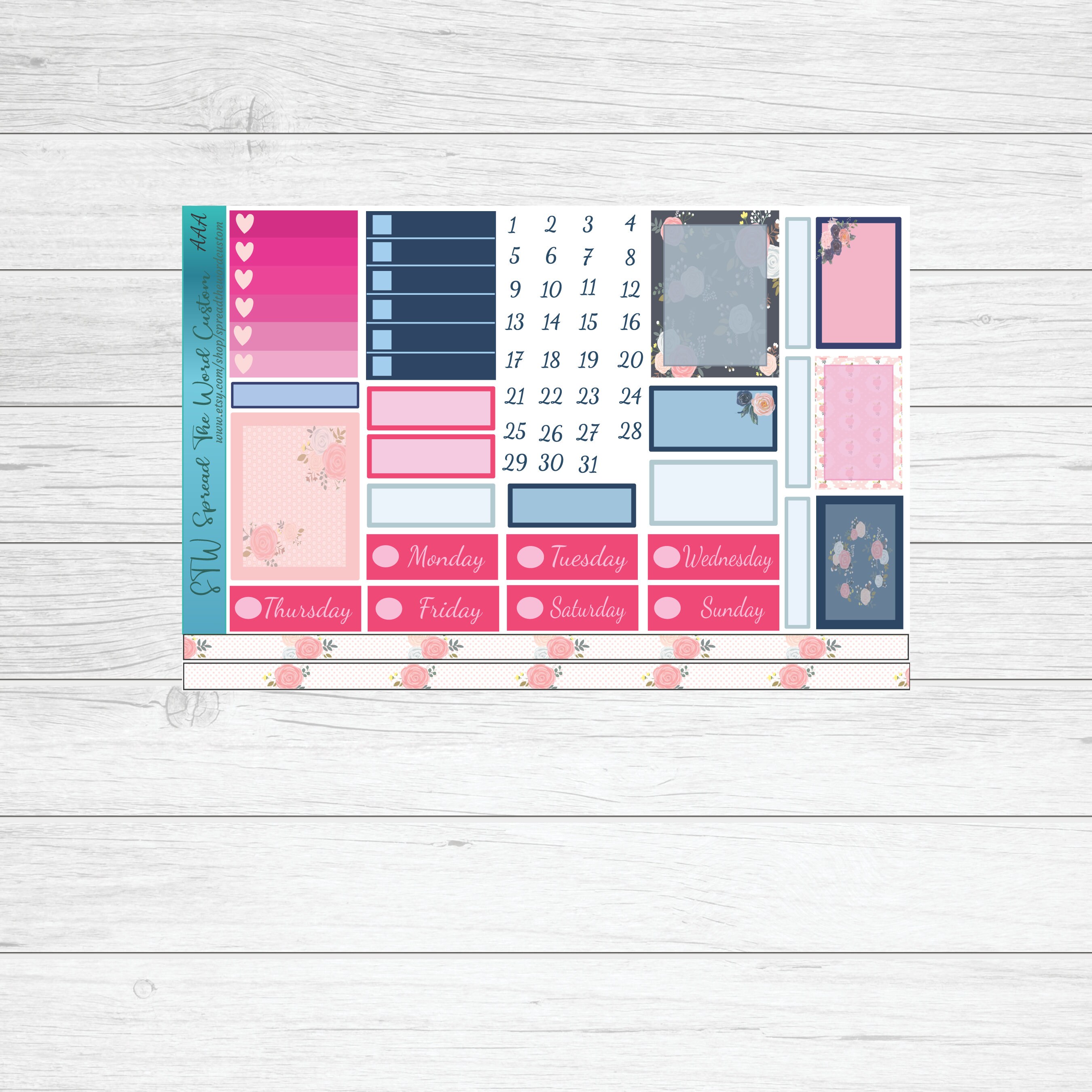 Mini kit planner labels / Add on /planner stickers / sticker Etsy