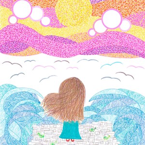 jennifer&#39;s seapscape (print)