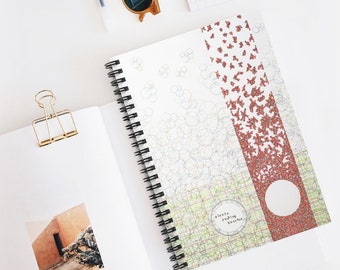 always pushing buttons - 8 x 6 notebook