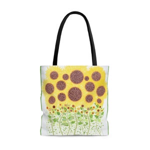 sun bird doodle tote bag