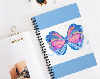 bury your broken heart with love - 8 x 6 ruled line spiral notebook