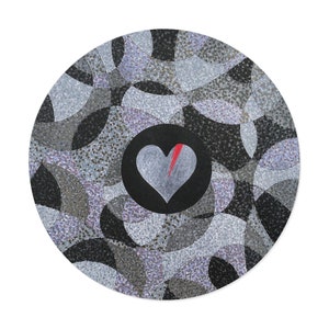 black heart sticker