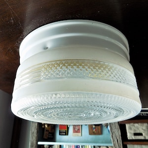 Delval Lighting, 9501wh Ceiling Fixture, Econo Lites, Mid Century Modern Style Fixture