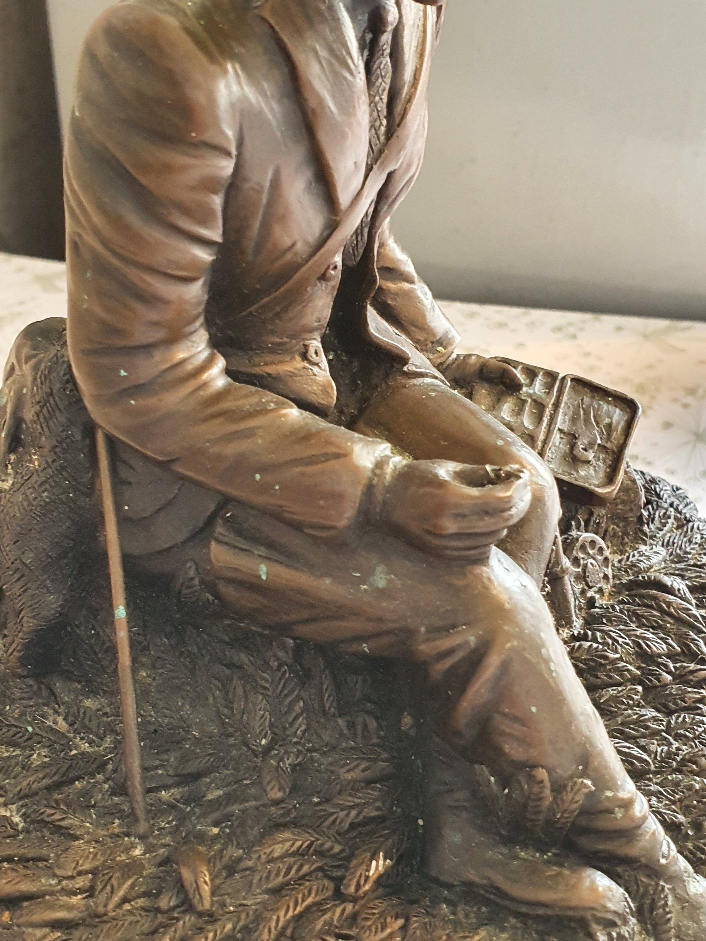 Vintage Bronze Sculpture Change of Fly David Hughes Etsy