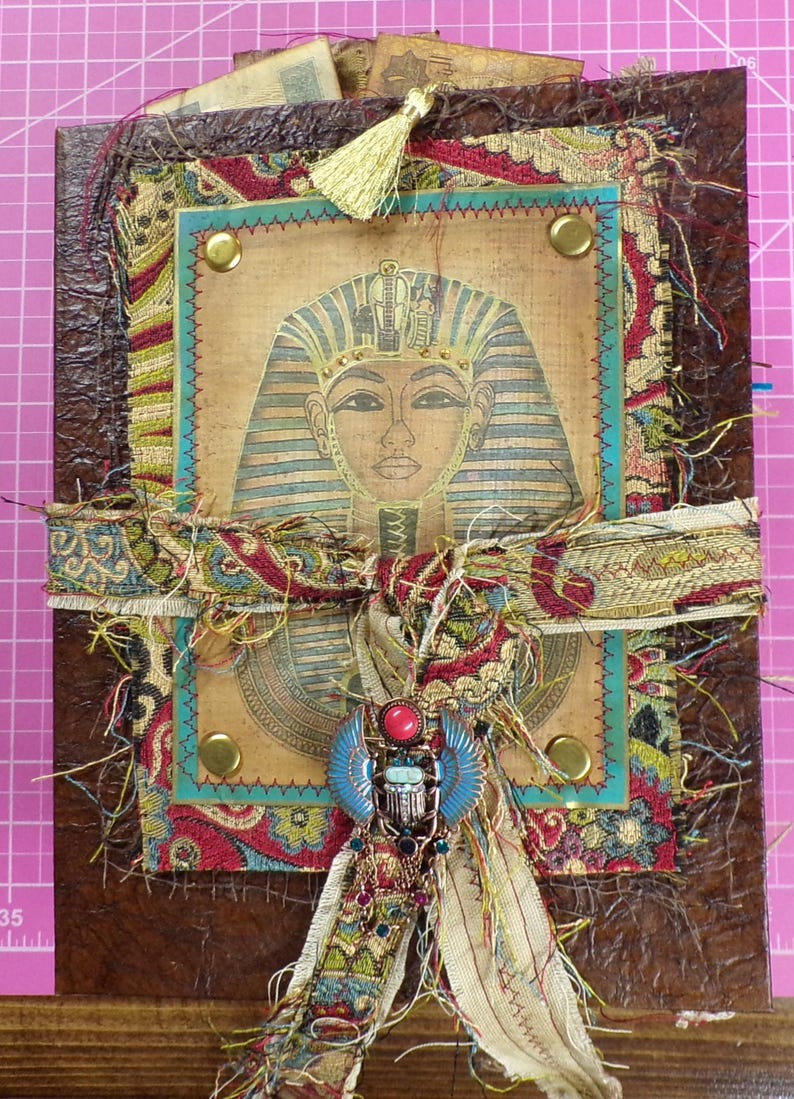 Pharaoh Ribbon Ancient Egypt Junk Journal - Etsy