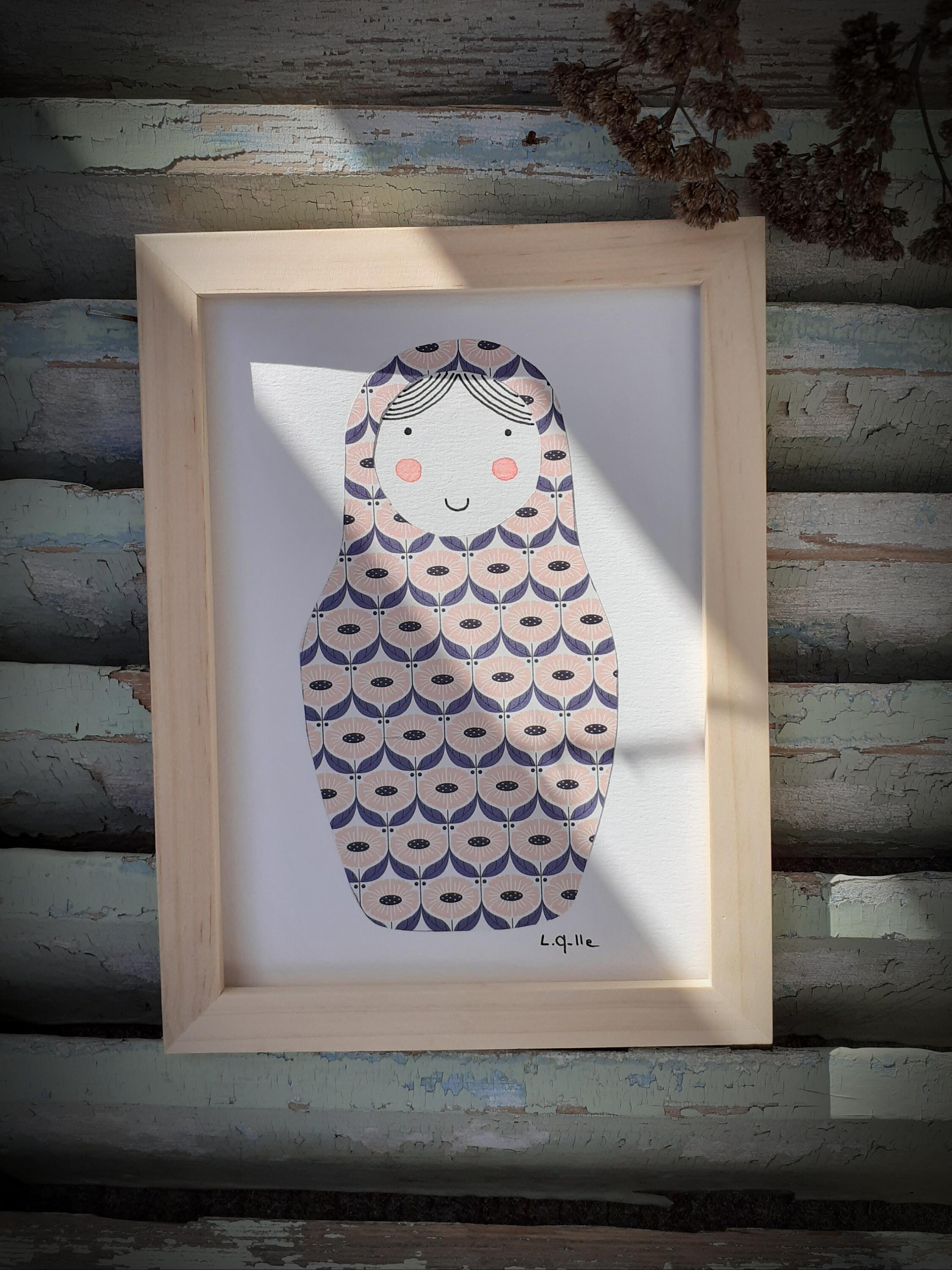 Poupée Russe Fleurs