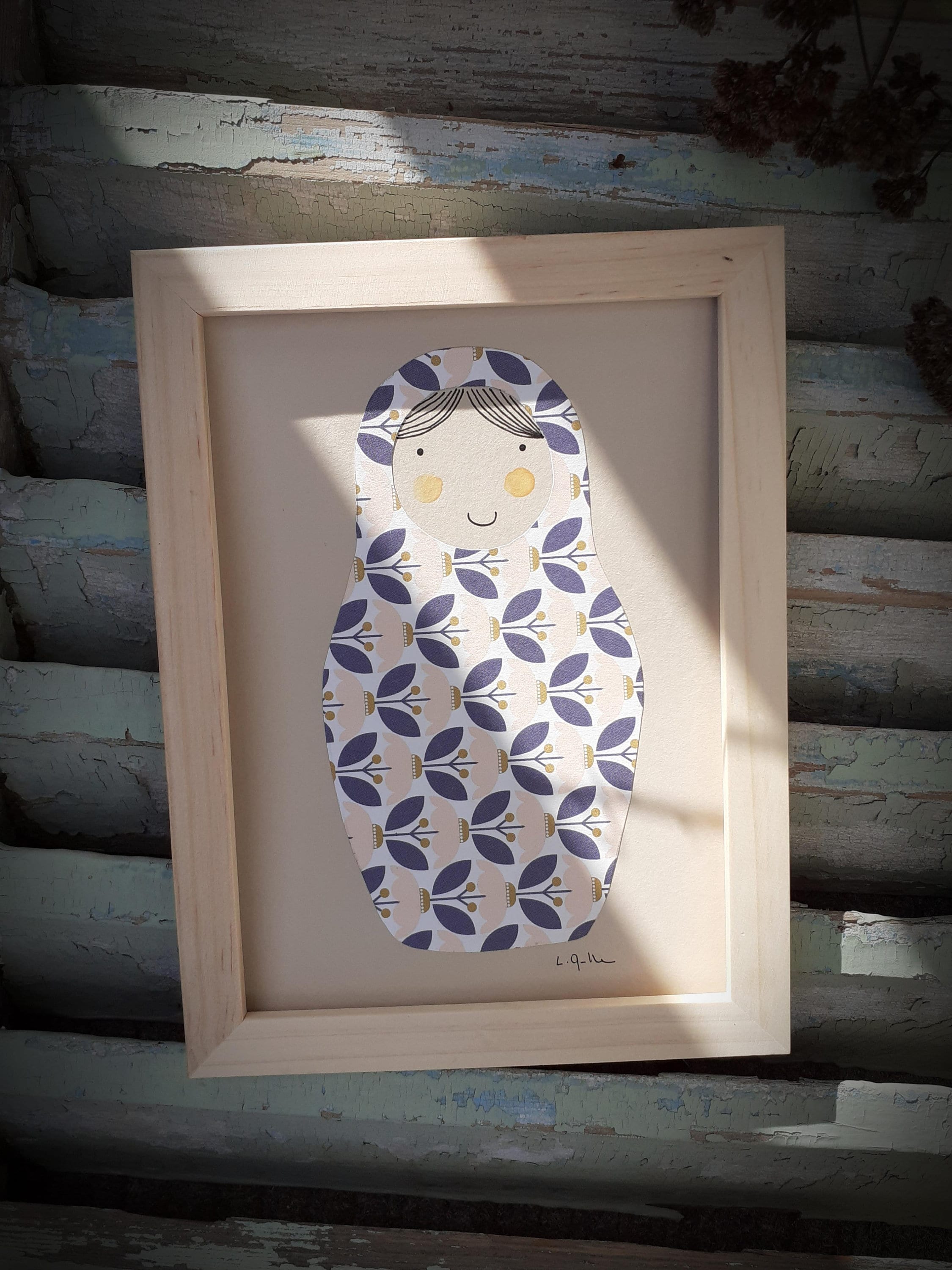 Poupée Russe Fleurie