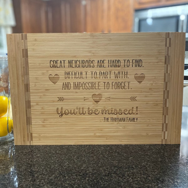Great Neighbors are Hard to Find, Moving Gift Quote SVG File for Cricut and Laser Engraving