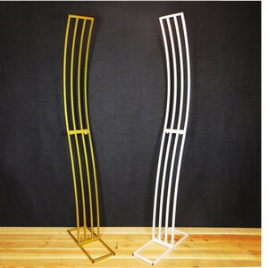 Wedding metal stands, "wave" stands, wedding decor, stands for wedding, baby shower,  stand for flowers,