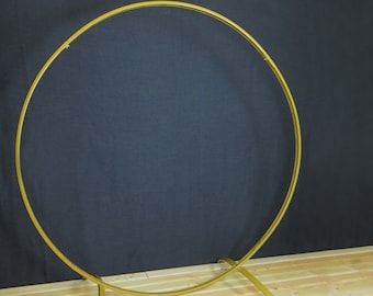 Round wedding arch , Iron round arch, ring arch, gold arch, wedding decor, flower arch
