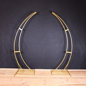 Backdrop stands, crescent wedding stands, set of two, Wedding backdrop, moon stands, flower stands, balloon stands, wedding stands, party