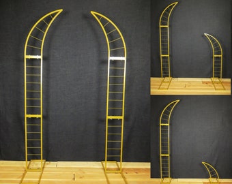 Metal Wedding Arch Stand, Adjustable Height, Party Decor (Set of 2)