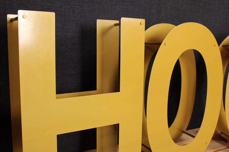 Big Metal Letters, Handmade Wedding Decor, Collapsible Alphabet Number ...