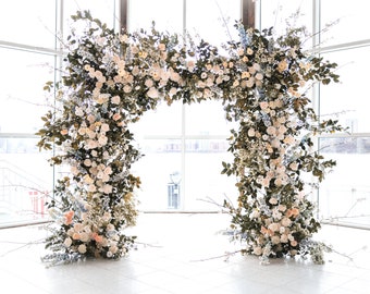 Gate wedding arch, backdrop arch, wedding arch, metal arch, photo zone, wedding gift, flower stand, wedding decoration, wedding pillar