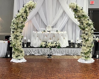 70&quot; white metal stands with membranes, 2 pcs wedding 3 in 1 metal stands, Express shipping available ,Wedding backdrop, sale