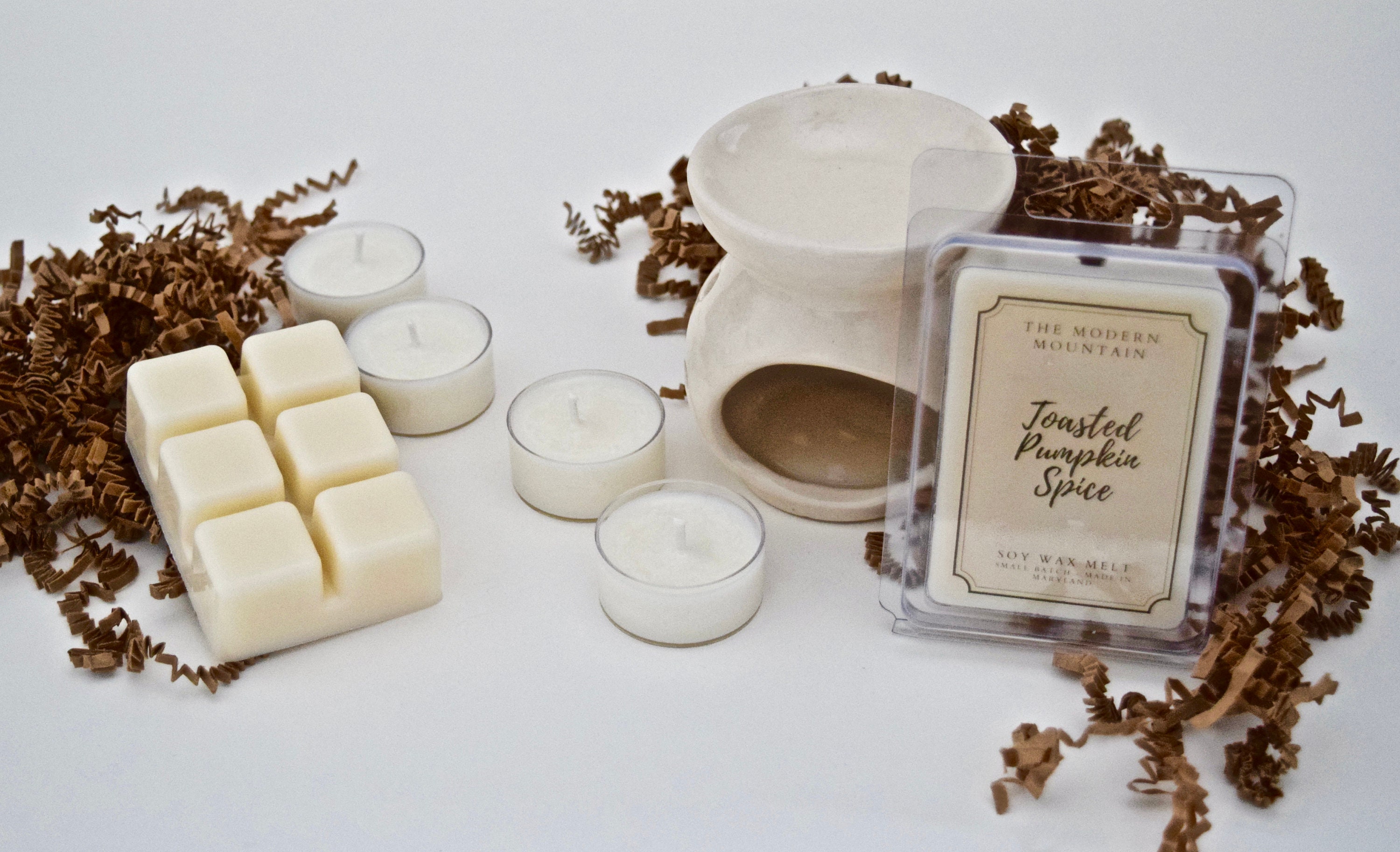 Wax Melt Gift Set Wax Tart Gift Wax Melt Burner Tea Light Etsy