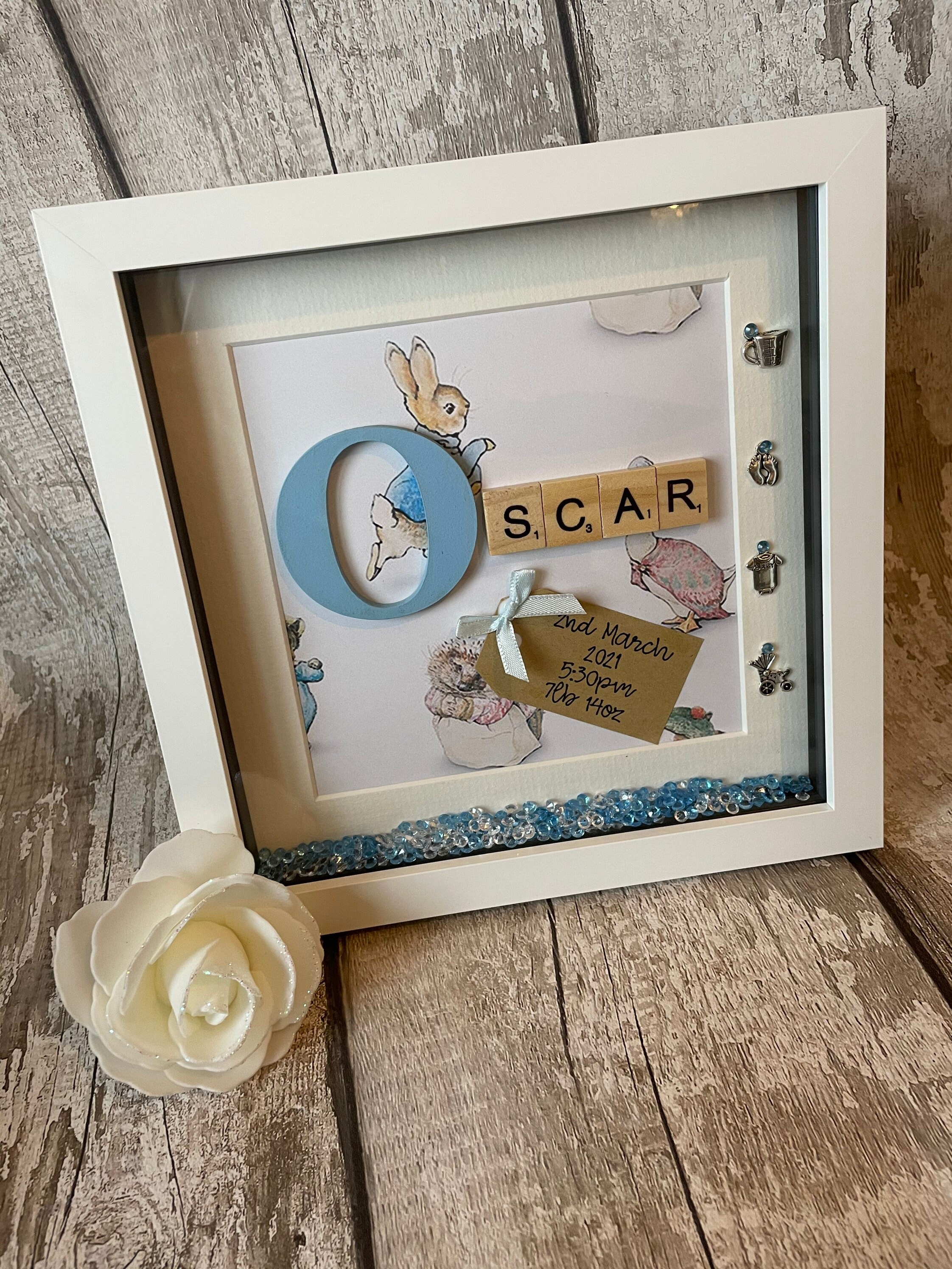 Baby birth stats frame Newborn gifts Gifts for baby Cute Etsy