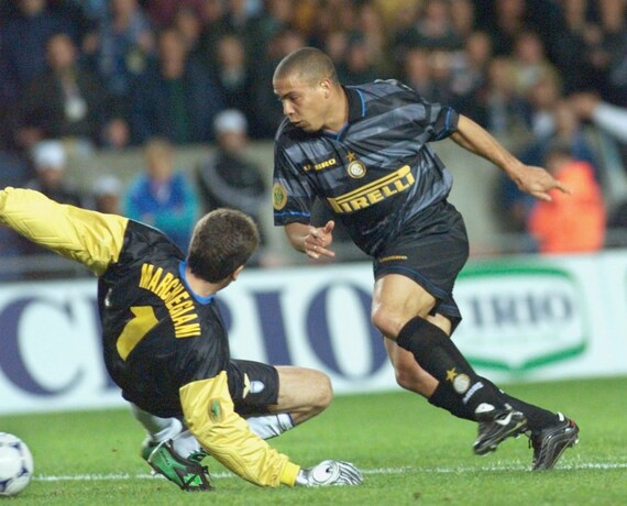 Inter Milan 1997 1998 Ronaldo Classic Retro Football Shirt 90s - Etsy Italia