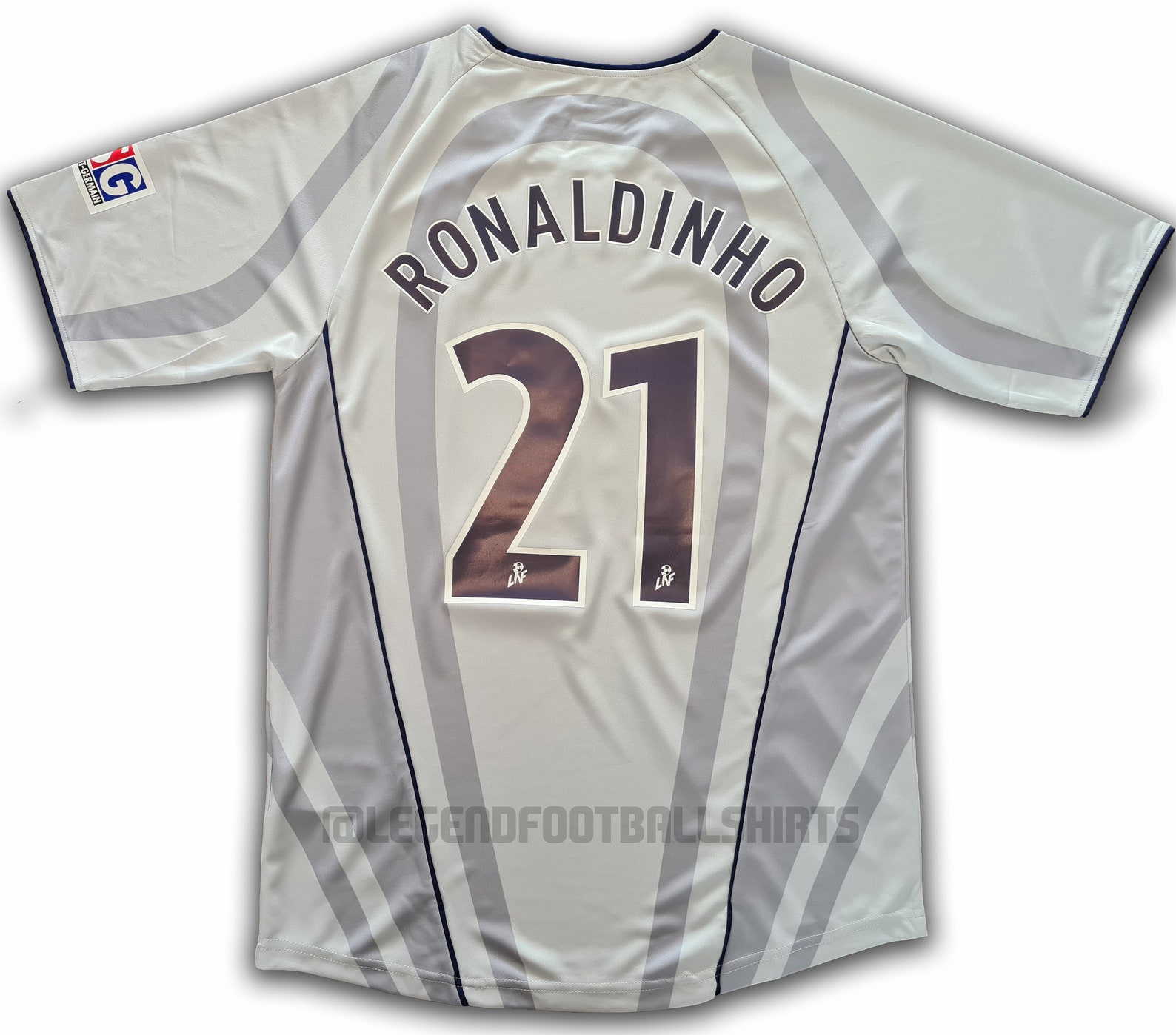 PSG 200102 Ronaldinho Retro Camiseta de fútbol clásico 90s Etsy