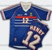 France 1998 Classic Retro Football Shirt World Cup HENRY 90s 