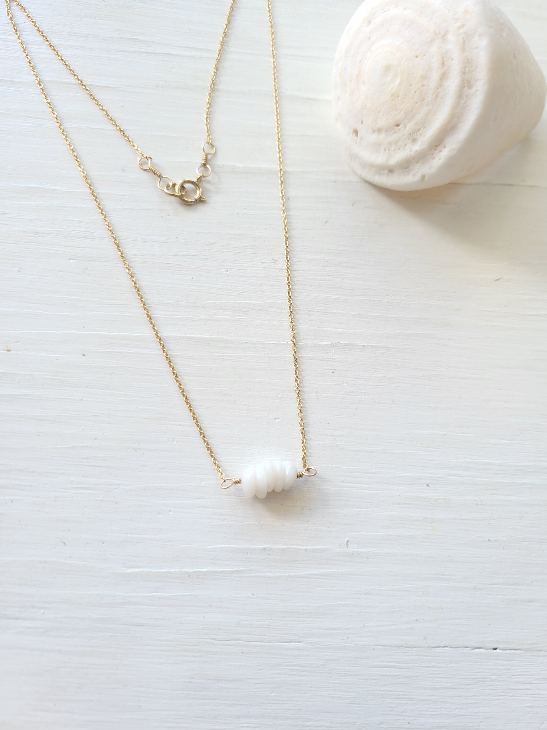 Hawaiian Puka Shell Necklace, 14k Gold Filled Shell Necklace - Etsy