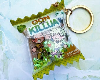 HxH Candy Bag Shaker Charm Gon + Killua
