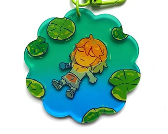 Zelda Tears of the Kingdom Link 2.5" Borderless Charm