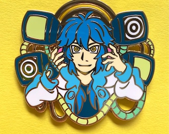Dramatical Murder DMMD Aoba Seragaki 3" Large Hard Enamel Pin