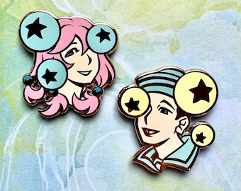 Jojolion Part 8 1.5" Hard Enamel Pins Josuke + Yasuho