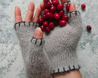 Knit wool fingerless gloves for women, winter accessories, touch screen gloves, fingerless mittens, half finger gloves, lace gloves, gloves