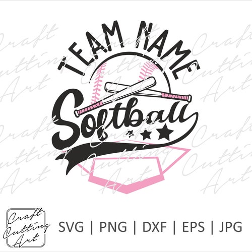 Baseball Softball SVG DXF EPS Ai Design Cutting Files for | Etsy