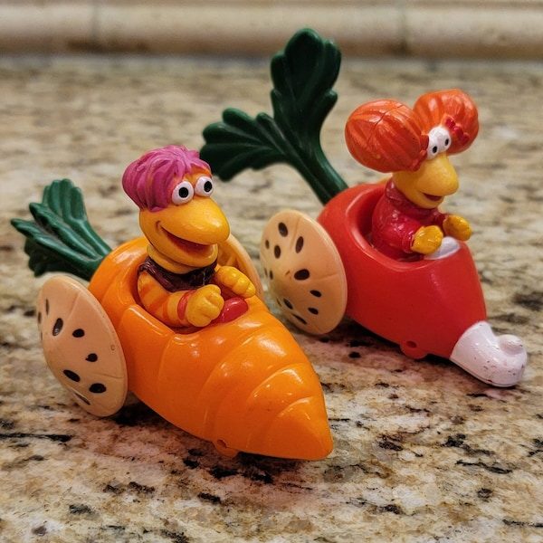 Vintage Fraggle Rock Veggie Cars | McDonald's Happy Meal Toys