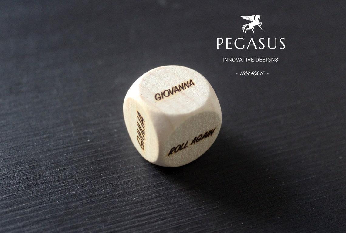 Customised Name Dice Gift for Friends and Families Gift Etsy