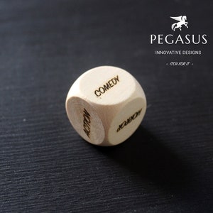 Customised Movie Dice | Date Night In | Gift for Couples and Families | Gift Him & Her | Valentine's Day | Wedding | Honeymoon | Film Genres