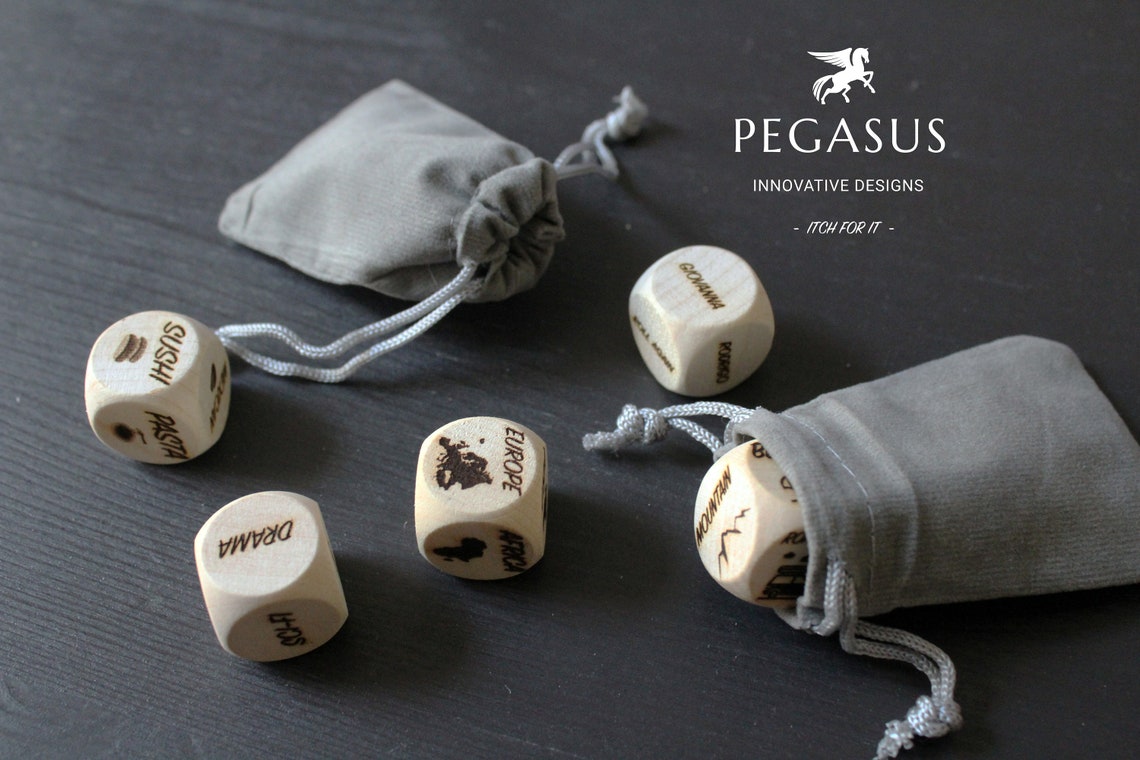 Customised Name Dice Gift for Friends and Families Gift Etsy