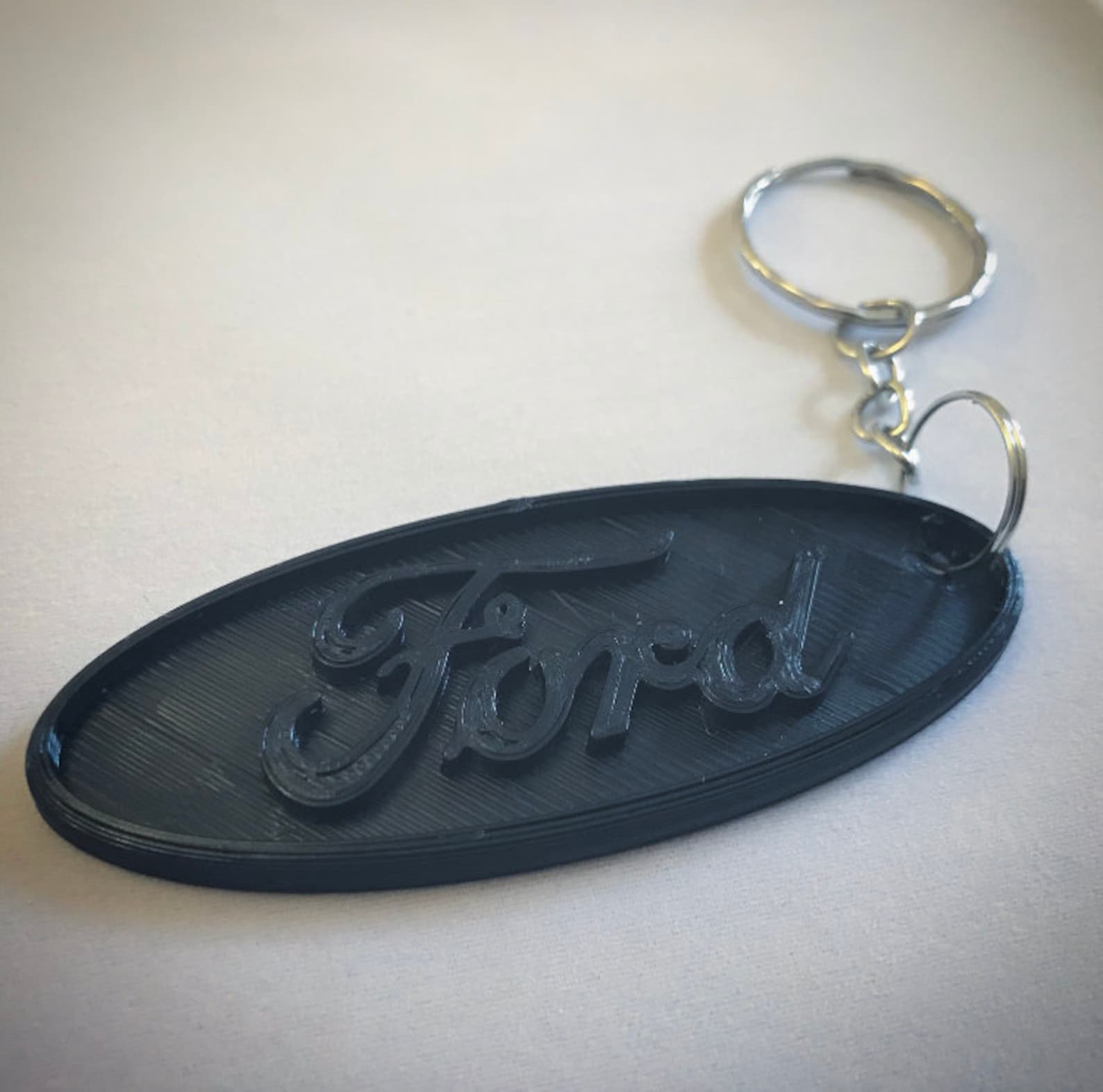 3D Printed FORD Keychain Keyring 3D Printing Cars Cars Keys Dimensional