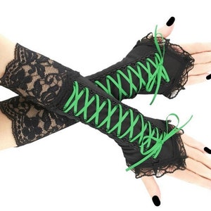 Black fingerless gloves arm warmers gothic bridal wedding gloves formal gloves bride gloves womens evening gloves victorian formal gloves evening gloves pastel elegant romantic cosplay costume lolita kawaii wedding gloves bride burlesque
