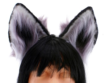 Black neko cat ears, cosplay cat ears, kawaii ears, cat neko ears, neko animal cosplay ears headband, kitten ears, kittenplay ears headband