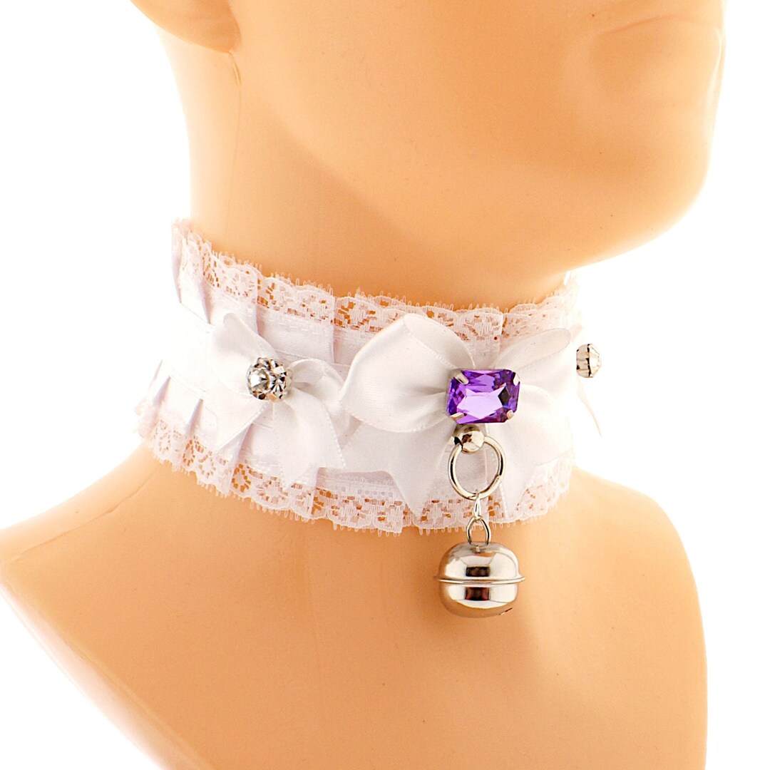 Kitten Collection Red/Red Lace Choker main image 0