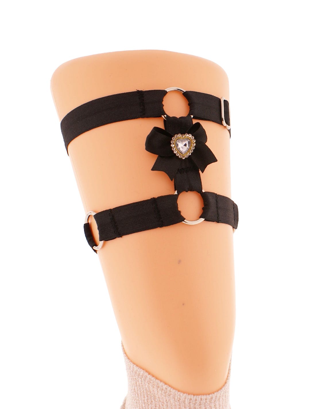 49ers garter belt Punk Cosplay Garter 2pcs Cat Shape Leather Thigh Garter Belts