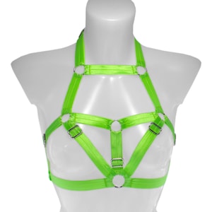 Elastic harness body adjustable for women bra with a stylish look a gothic design a strappy cage bralette bodysuit belt in a chic lingerie