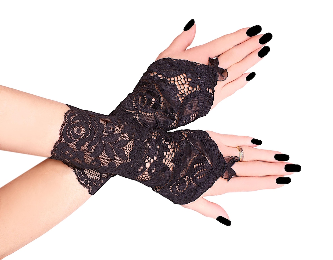 最終値下げfetico LACE FINGERLESS GLOVES BLACK il_1080xN.6512750497_mvam.jpg