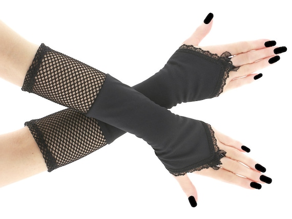 Women's gloves without fingertips best sale
