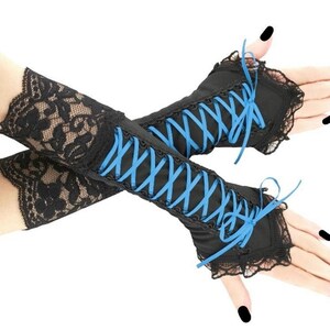 Black fingerless gloves arm warmers gothic bridal wedding gloves formal gloves bride gloves womens evening gloves victorian formal gloves evening gloves pastel elegant romantic cosplay costume lolita kawaii wedding gloves bride burlesque
