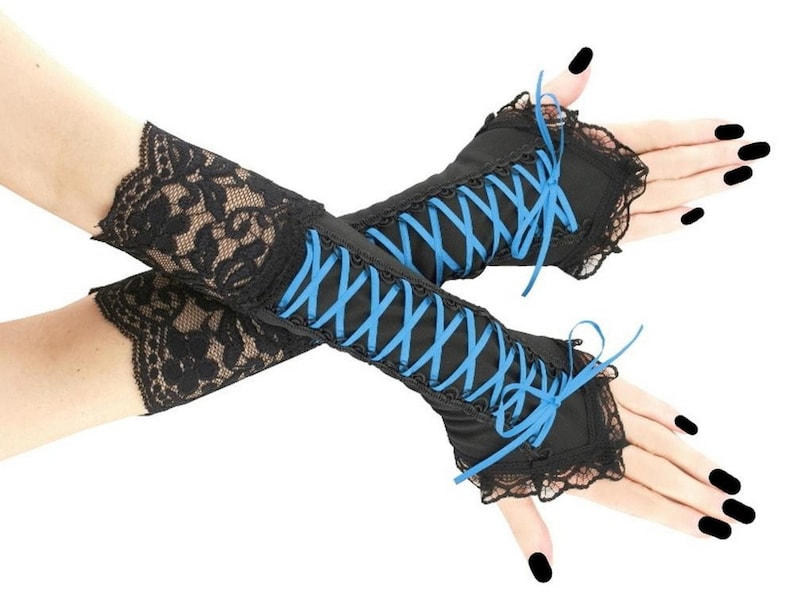 Black fingerless gloves arm warmers gothic bridal wedding gloves formal gloves bride gloves womens evening gloves victorian formal gloves evening gloves pastel elegant romantic cosplay costume lolita kawaii wedding gloves bride burlesque