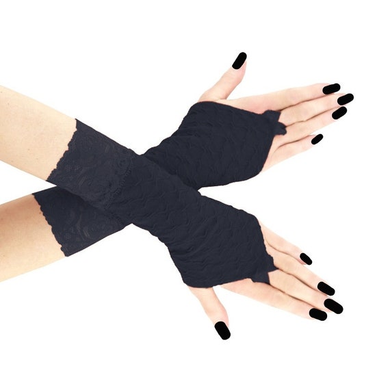LACE FINGERLESS GLOVES – FETICO Official Online Shop