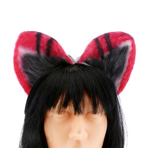 Kittenplay furry ears cat neko pastel cosplay kawaii, neko ears, neko animal cosplay ears headband, kitten ears, kitten play ears headband