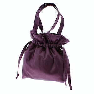 Kordelzug Beuteltasche Damenhandtasche formell lila Handtasche Abendtasche, Handtasche Handgemachte Clutch Vintage Beutel Tasche Elegante Tasche