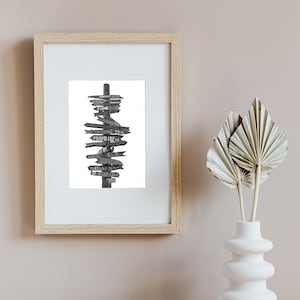 Key West Art, Beach Sign, Digital Download, Wall Art, Photo Print