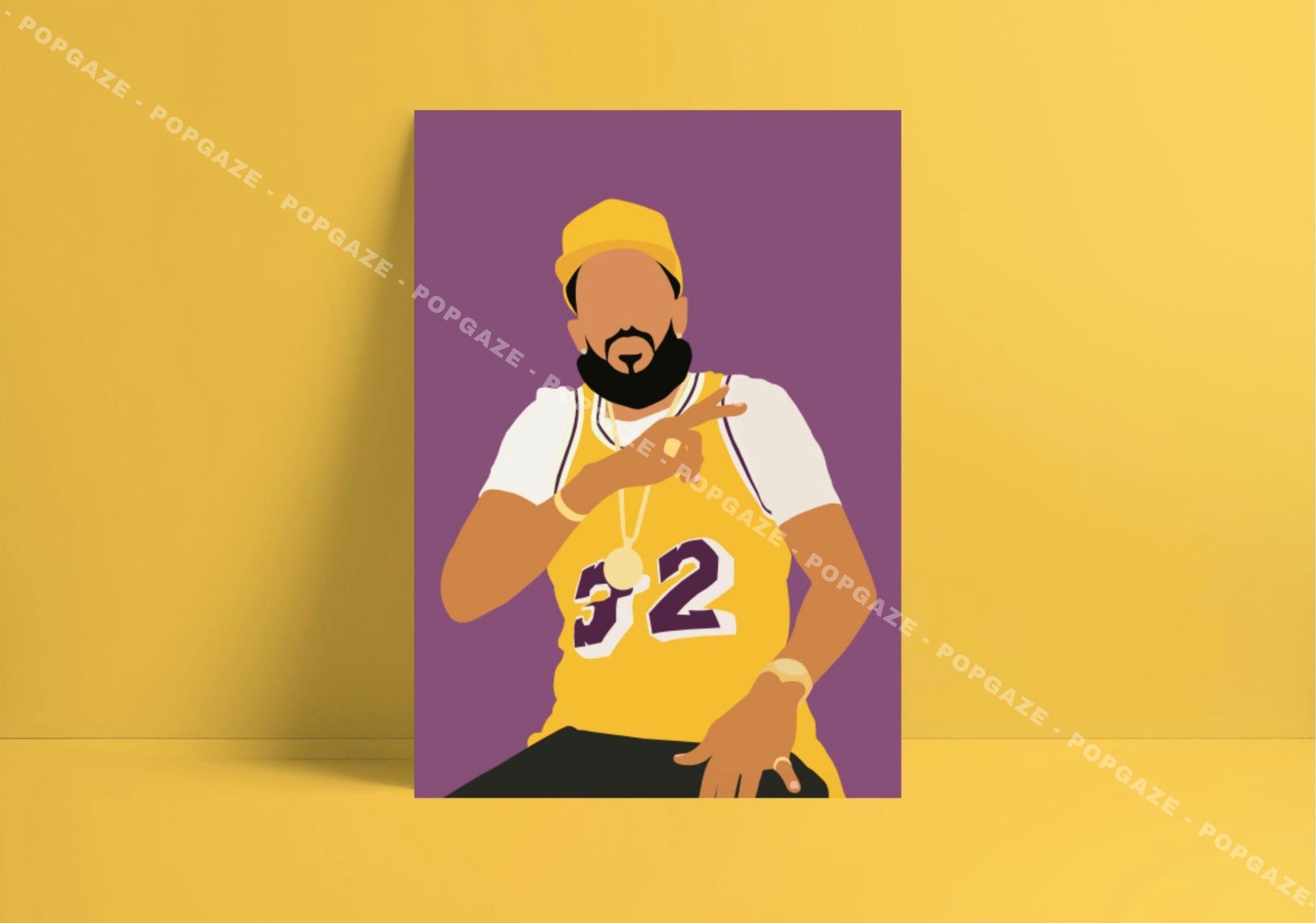 Pyramid Posters Nipsey Hussle Lakers Game: Posters  